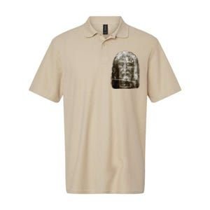 Face Of Our Lord Jesus Christ From The Holy Shroud Of Turin Softstyle Adult Sport Polo