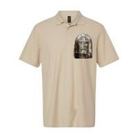 Face Of Our Lord Jesus Christ From The Holy Shroud Of Turin Softstyle Adult Sport Polo