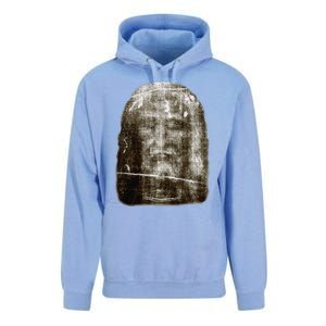 Face Of Our Lord Jesus Christ From The Holy Shroud Of Turin Unisex Surf Hoodie