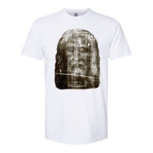 Face Of Our Lord Jesus Christ From The Holy Shroud Of Turin Softstyle CVC T-Shirt