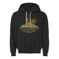 Funny Out Of Breath Hiking Society Dont Worry Ill Be There In A Minute Garment-Dyed Fleece Hoodie