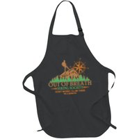 Funny Out Of Breath Hiking Society Dont Worry Ill Be There In A Minute Apron