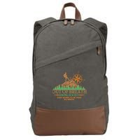 Funny Out Of Breath Hiking Society Dont Worry Ill Be There In A Minute Cotton Canvas Backpack
