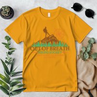 Funny Out Of Breath Hiking Society Dont Worry Ill Be There In A Minute Premium T-Shirt
