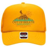 Funny Out Of Breath Hiking Society Dont Worry Ill Be There In A Minute Hat