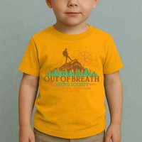 Funny Out Of Breath Hiking Society Dont Worry Ill Be There In A Minute Toddler T-Shirt