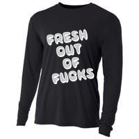 Fresh Out Of Fucks Cooling Performance Long Sleeve Crew