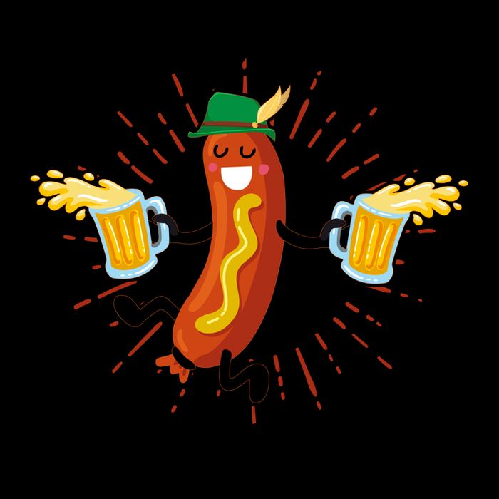 Funny Oktoberfest On My Wurst Behavior Mug