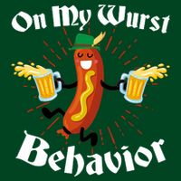 Funny Oktoberfest On My Wurst Behavior Polo