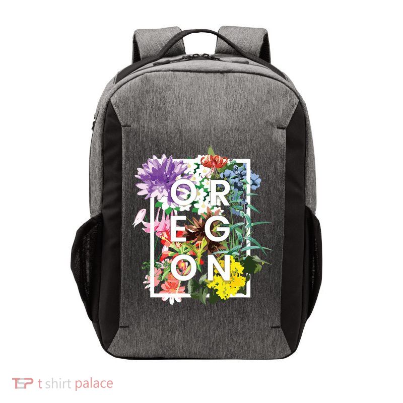 Flowers Of Oregon Word Art Oregonian Pride Vector Backpack