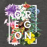 Flowers Of Oregon Word Art Oregonian Pride Vector Backpack