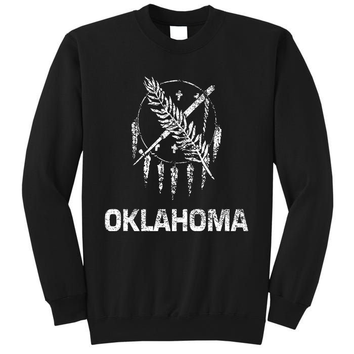 Flag Of Oklahoma The Sooner State Tulsa Norman Edmond Sweatshirt