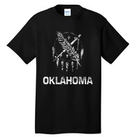 Flag Of Oklahoma The Sooner State Tulsa Norman Edmond Tall T-Shirt