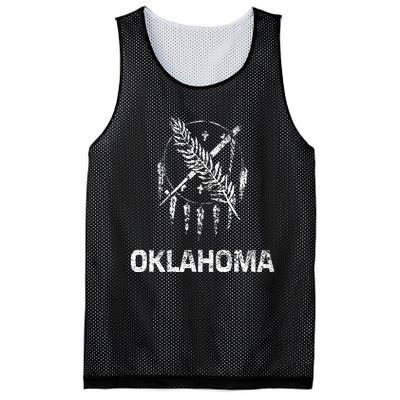 Flag Of Oklahoma The Sooner State Tulsa Norman Edmond Mesh Reversible Basketball Jersey Tank