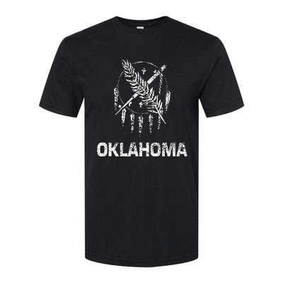 Flag Of Oklahoma The Sooner State Tulsa Norman Edmond Softstyle CVC T-Shirt