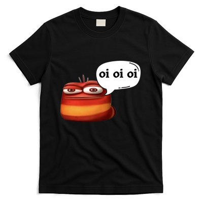 Funny Oi Oi Oi Red Worm Sarcastic Meme T-Shirt