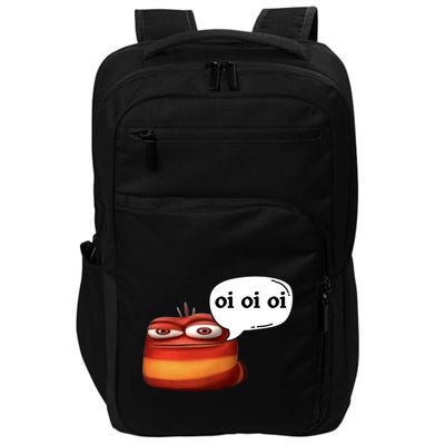 Funny Oi Oi Oi Red Worm Sarcastic Meme Impact Tech Backpack