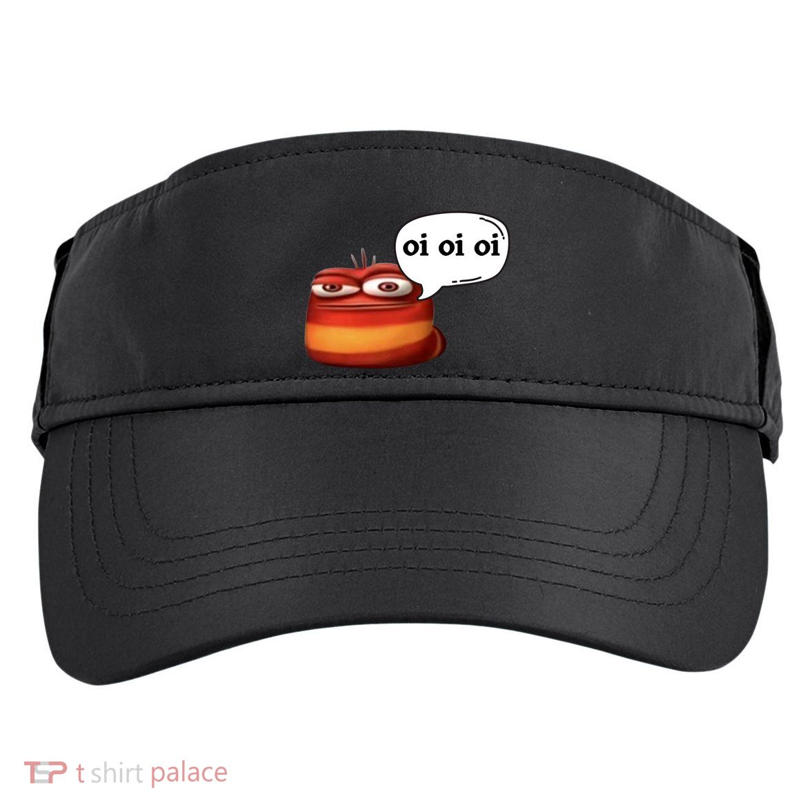 Funny Oi Oi Oi Red Worm Sarcastic Meme Adult Drive Performance Visor