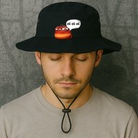 Funny Oi Oi Oi Red Worm Sarcastic Meme Bucket Hat