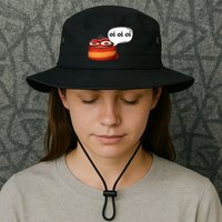 Funny Oi Oi Oi Red Worm Sarcastic Meme Bucket Hat
