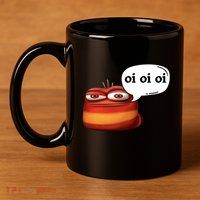 Funny Oi Oi Oi Red Worm Sarcastic Meme 11oz C Handle Ceramic Mug