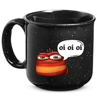 Funny Oi Oi Oi Red Worm Sarcastic Meme 15oz Campfire Ceramic Mug