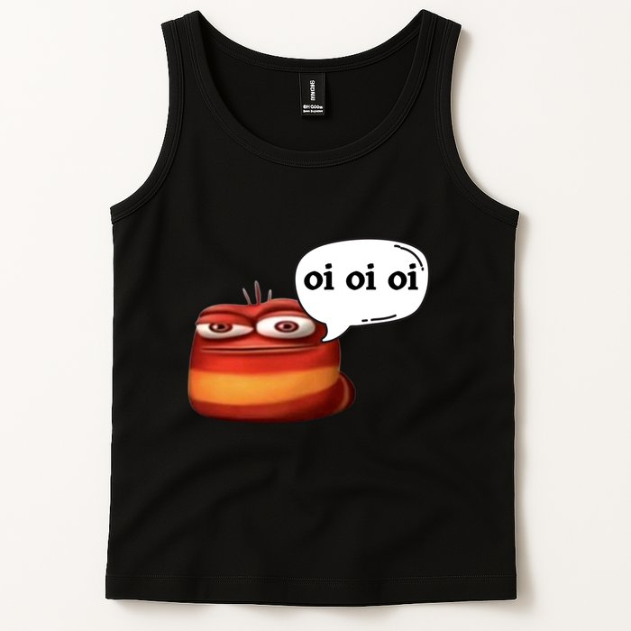 Funny Oi Oi Oi Red Worm Sarcastic Meme Tank Top