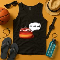 Funny Oi Oi Oi Red Worm Sarcastic Meme Tank Top