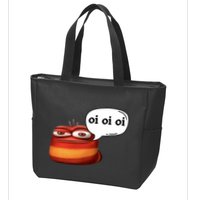 Funny Oi Oi Oi Red Worm Sarcastic Meme Zip Tote Bag