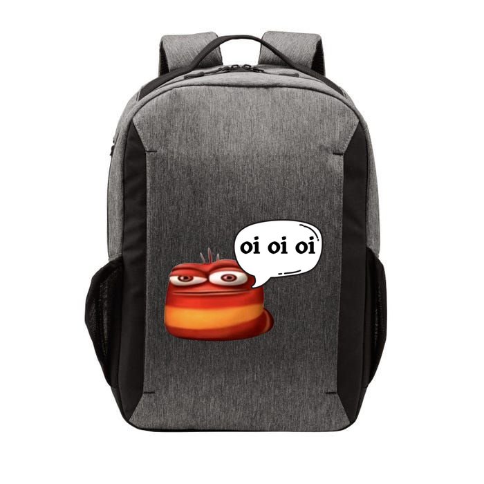 Funny Oi Oi Oi Red Worm Sarcastic Meme Vector Backpack