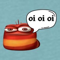 Funny Oi Oi Oi Red Worm Sarcastic Meme Sueded Cloud Jersey T-Shirt