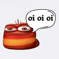 Funny Oi Oi Oi Red Worm Sarcastic Meme Garment-Dyed Sweatshirt