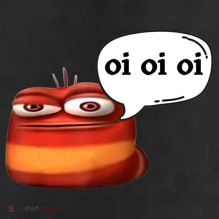 Funny Oi Oi Oi Red Worm Sarcastic Meme Cool Comfort Performance Bucket Hat