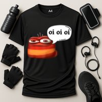 Funny Oi Oi Oi Red Worm Sarcastic Meme Cooling Performance Crew T-Shirt