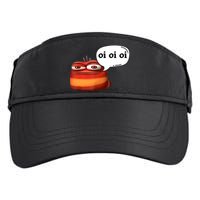 Funny Oi Oi Oi Red Worm Sarcastic Meme Adult Drive Performance Visor