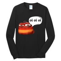 Funny Oi Oi Oi Red Worm Sarcastic Meme Tall Long Sleeve T-Shirt