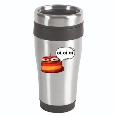 Funny Oi Oi Oi Red Worm Sarcastic Meme 16oz Travel Tumbler