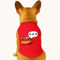 Funny Oi Oi Oi Red Worm Sarcastic Meme Doggie Tank