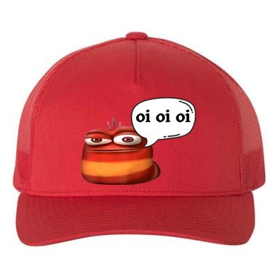 Funny Oi Oi Oi Red Worm Sarcastic Meme Yupoong Adult 5-Panel Trucker Hat