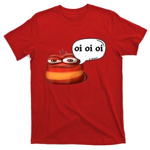 Funny Oi Oi Oi Red Worm Sarcastic Meme T-Shirt