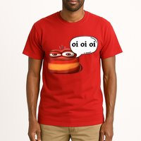 Funny Oi Oi Oi Red Worm Sarcastic Meme Tall T-Shirt