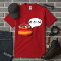 Funny Oi Oi Oi Red Worm Sarcastic Meme Tall T-Shirt