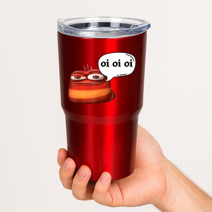 Funny Oi Oi Oi Red Worm Sarcastic Meme Tumbler