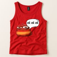 Funny Oi Oi Oi Red Worm Sarcastic Meme Tank Top
