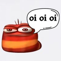 Funny Oi Oi Oi Red Worm Sarcastic Meme Garment-Dyed Sweatshirt