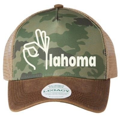 Funny Oklahoma OK State Legacy Tie Dye Trucker Hat