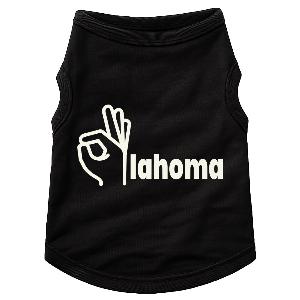 Funny Oklahoma OK State Doggie Tank