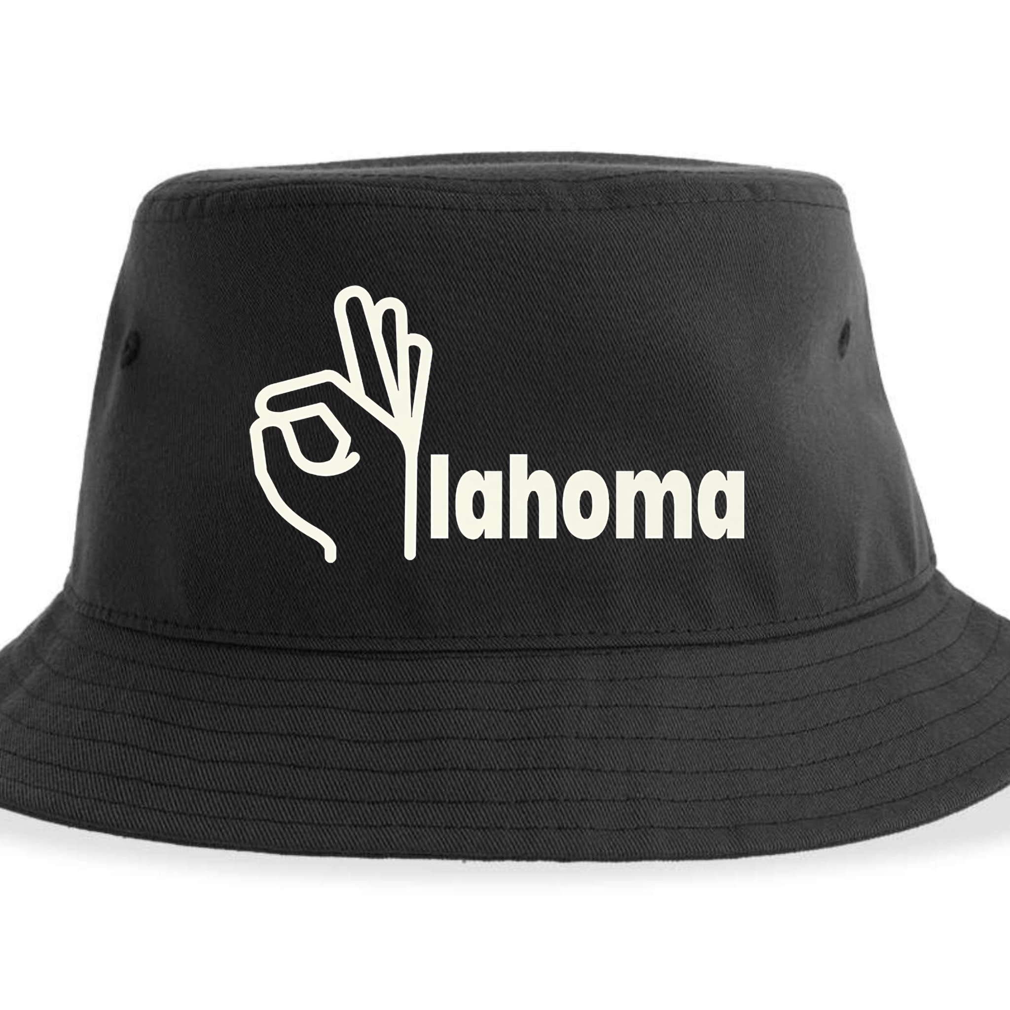 Funny Oklahoma OK State Sustainable Bucket Hat