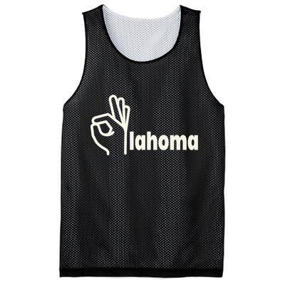 Funny Oklahoma OK State Mesh Reversible Basketball Jersey Tank