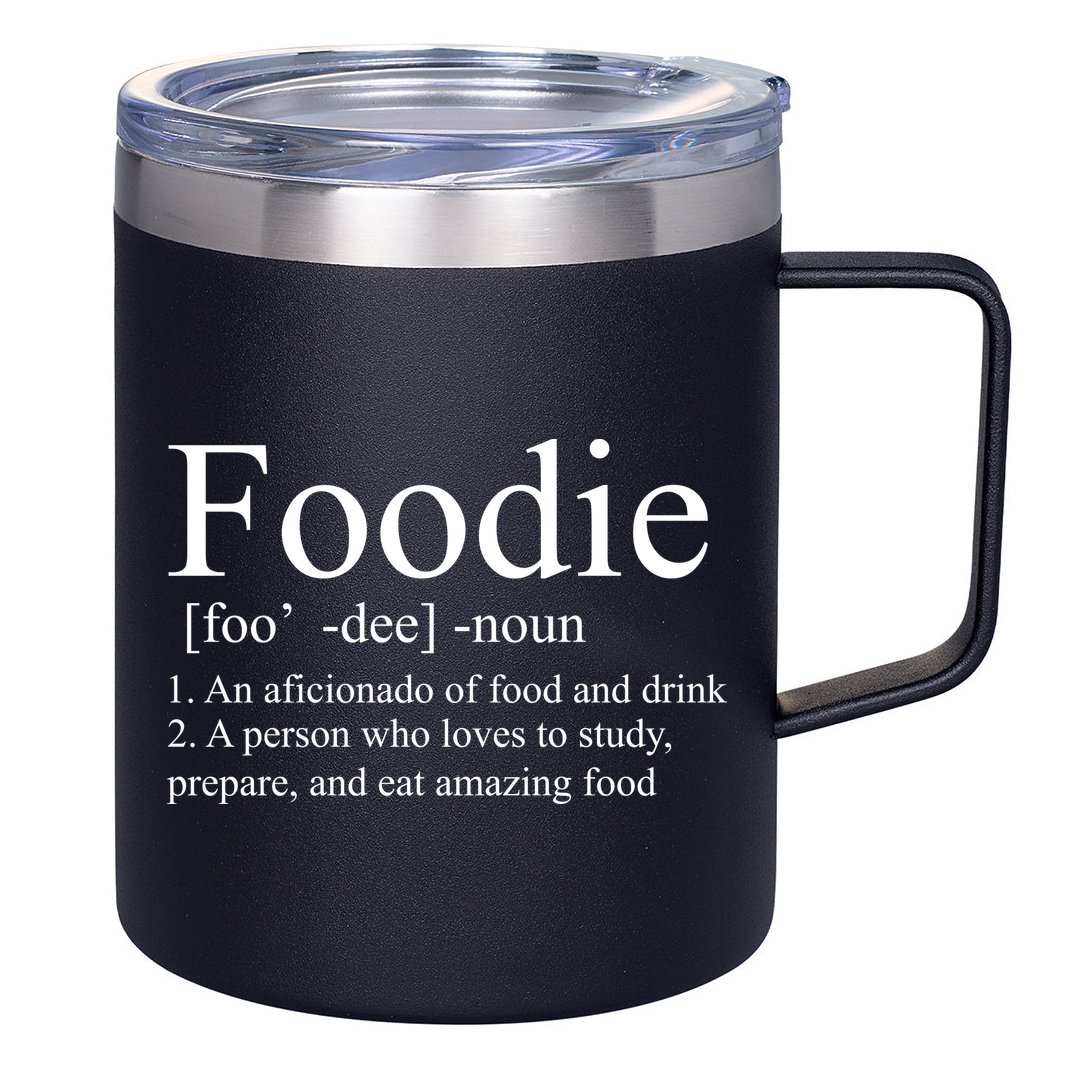 Foodie Definition 12oz Stainless Steel Coffee Mug